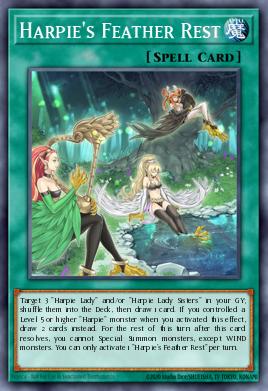 Harpie's Feather Rest - Art 1