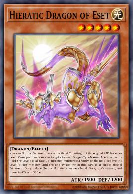 Hieratic Dragon of Eset - Art 1
