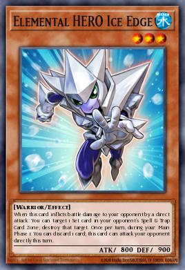 Elemental HERO Ice Edge - Art 1