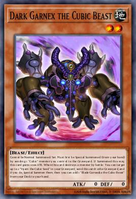 Dark Garnex the Cubic Beast - Art 1