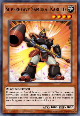 Superheavy Samurai Kabuto - Art 1
