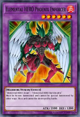 Elemental HERO Phoenix Enforcer - Art 1