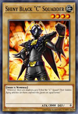 Shiny Black "C" Squadder - Art 1