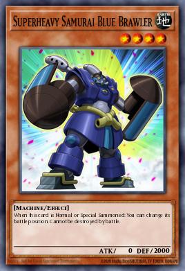 Superheavy Samurai Blue Brawler - Art 1