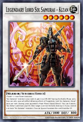 Legendary Lord Six Samurai - Kizan - Art 1