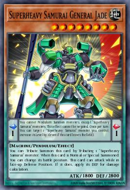 Superheavy Samurai General Jade - Art 1