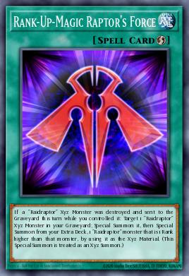 Rank-Up-Magic Raptor's Force - Art 1