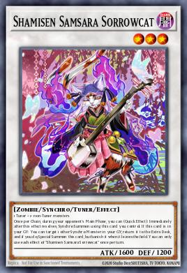 Shamisen Samsara Sorrowcat - Art 1