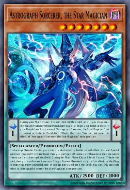 Astrograph Sorcerer, the Star Magician - Art 1