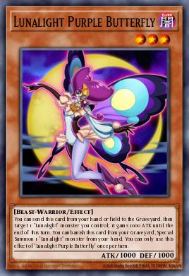 Lunalight Purple Butterfly - Art 1