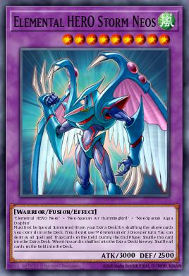 Elemental HERO Storm Neos - Art 1