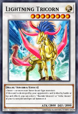 Lightning Tricorn - Art 1
