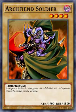 Archfiend Soldier - Art 1