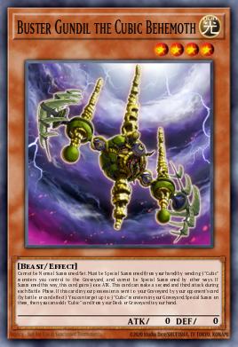 Buster Gundil the Cubic Behemoth - Art 1