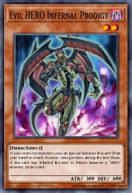 Evil HERO Infernal Prodigy - Art 1