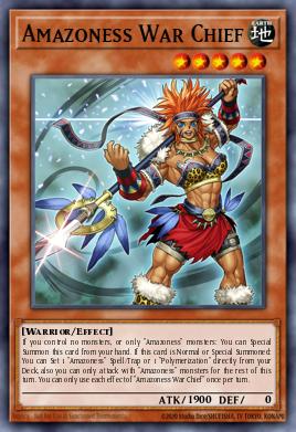 Amazoness War Chief - Art 1
