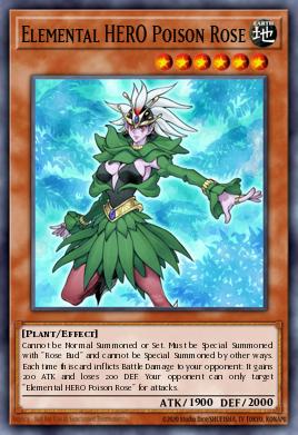 Elemental HERO Poison Rose - Art 1