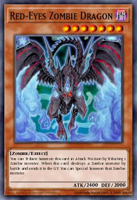 Red-Eyes Zombie Dragon - Art 1