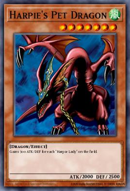 Harpie's Pet Dragon - Art 1
