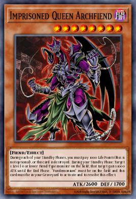 Imprisoned Queen Archfiend - Art 1