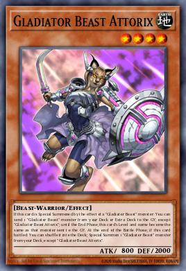 Gladiator Beast Attorix - Art 1