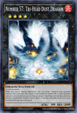 Number 57: Tri-Head Dust Dragon - Art 1