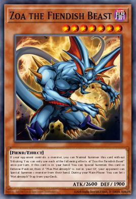Zoa the Fiendish Beast - Art 1