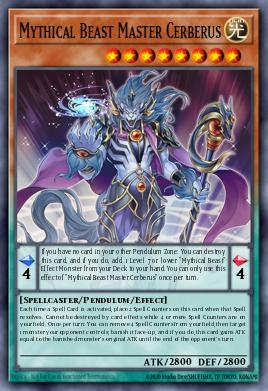 Mythical Beast Master Cerberus - Art 1