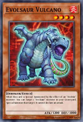 Evolsaur Vulcano - Art 1