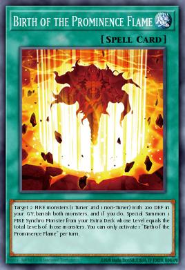 Birth of the Prominence Flame - Art 1