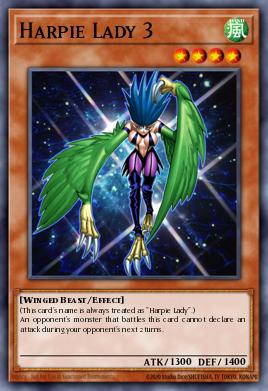 Harpie Lady 3 - Art 1