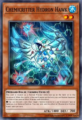 Chemicritter Hydron Hawk - Art 1