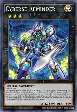 Cyberse Reminder - Art 1
