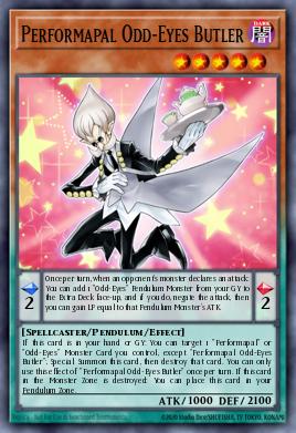 Performapal Odd-Eyes Butler - Art 1