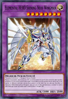 Elemental HERO Shining Neos Wingman - Art 1