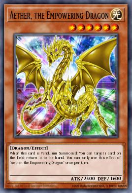 Aether, the Empowering Dragon - Art 1