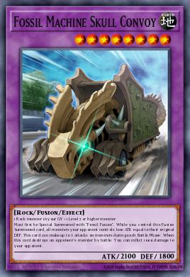 Fossil Machine Skull Convoy - Art 1