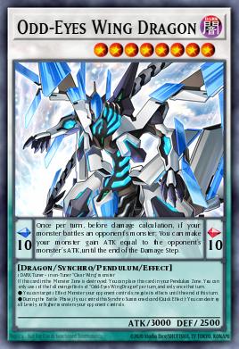 Odd-Eyes Wing Dragon - Art 1
