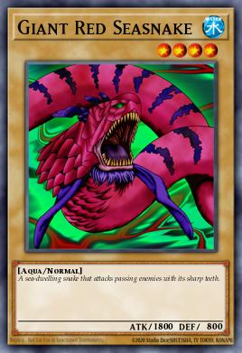 Giant Red Seasnake - Art 1