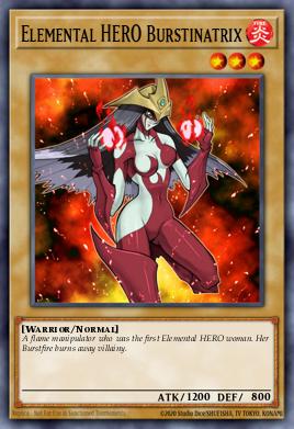 Elemental HERO Burstinatrix - Art 1