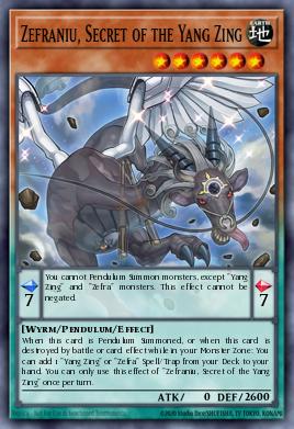 Zefraniu, Secret of the Yang Zing - Art 1