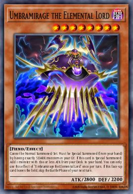 Umbramirage the Elemental Lord - Art 1