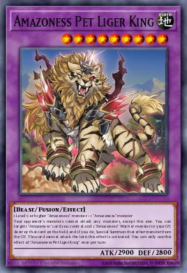 Amazoness Pet Liger King - Art 1