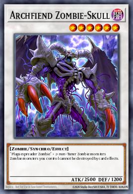 Archfiend Zombie-Skull - Art 1