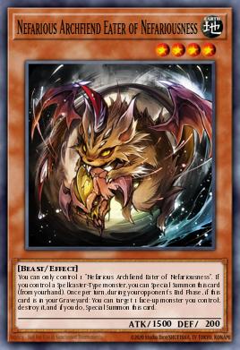 Nefarious Archfiend Eater of Nefariousness - Art 1