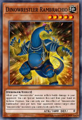 Dinowrestler Rambrachio - Art 1