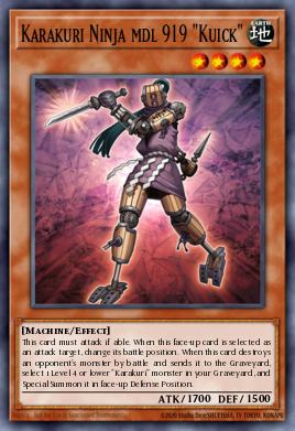 Karakuri Ninja mdl 919 "Kuick" - Art 1