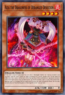 Aiza the Dragoness of Deranged Devotion - Art 1