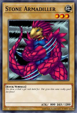 Stone Armadiller - Art 1