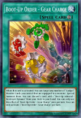Boot-Up Order - Gear Charge - Art 1